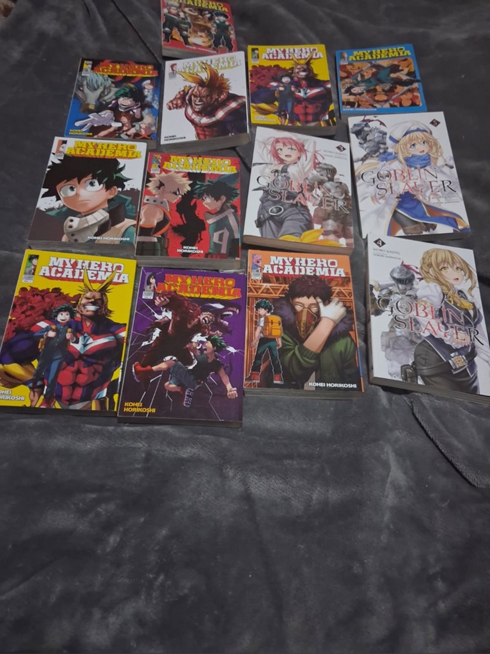 Huge Manga Lot - My Hero Academia & Goblin Slayer (11 Books)